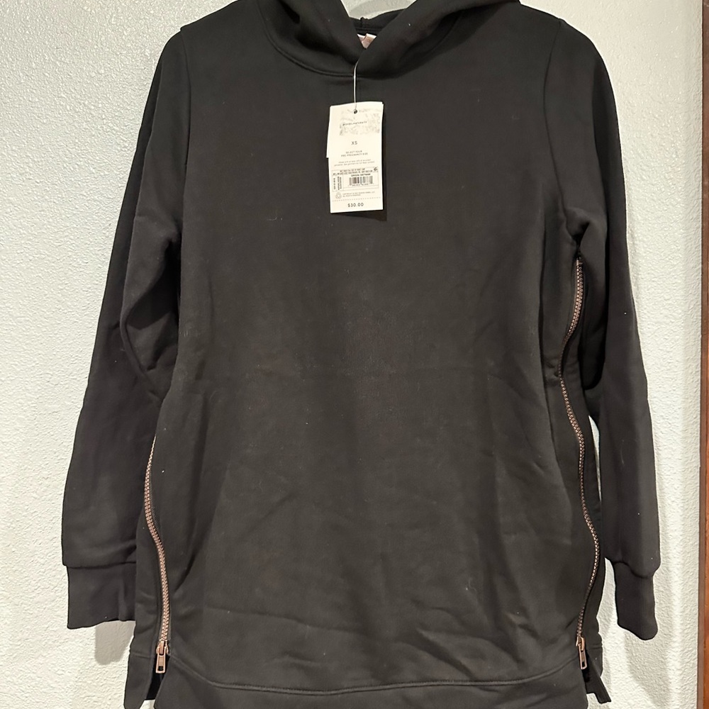 Isabel Maternity Hooded Nursing Sweatshirt Size XS X-Small